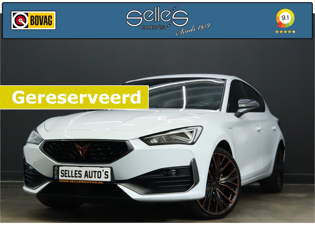 CUPRA Leon - 1.4 e-Hybrid VZ 245 Adaptieve cruise control | Stuurverwarming | Sportstoelen - AutoWereld.nl
