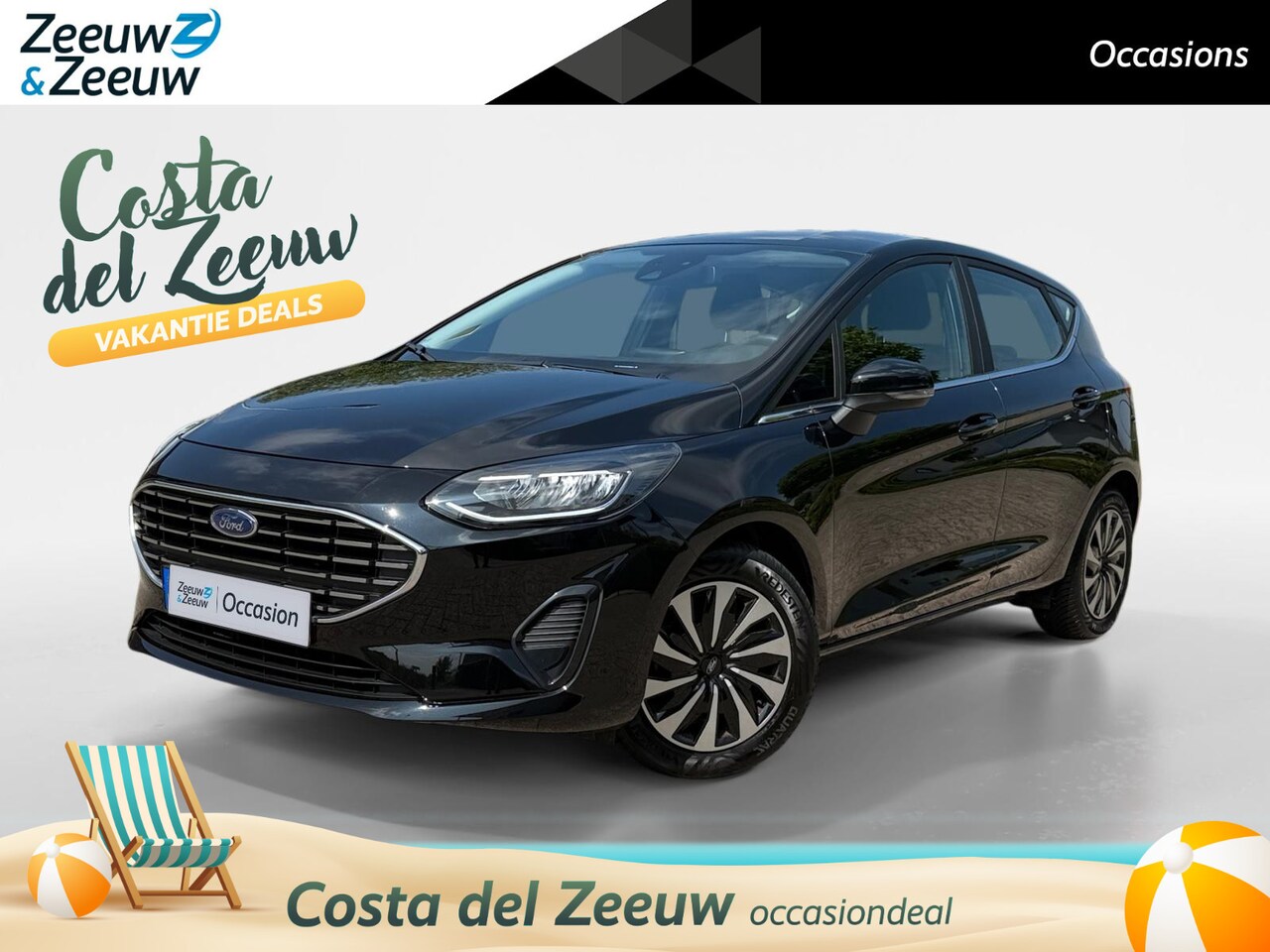 Ford Fiesta - 1.0 EcoBoost Hybrid Titanium |Zeer nette auto| Winter Pack| Comfort Pack| Drivers Assistan - AutoWereld.nl