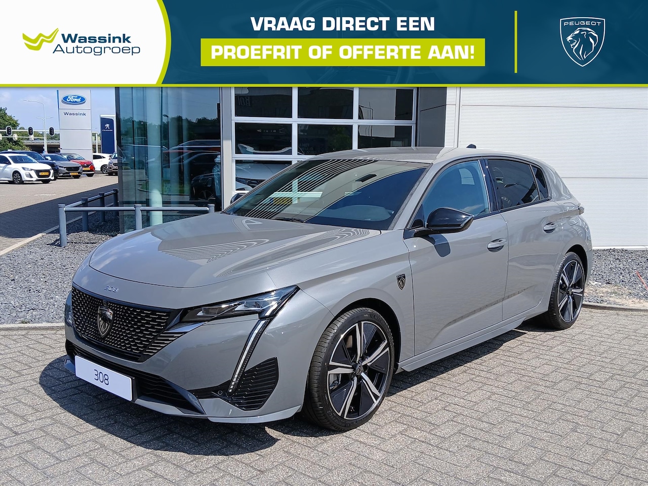 Peugeot 308 - 1.6 HYbrid 225pk e-EAT8 GT | 360 Vision & Drive Assist Plus Pack | Verwarmbaar stuurwiel | - AutoWereld.nl