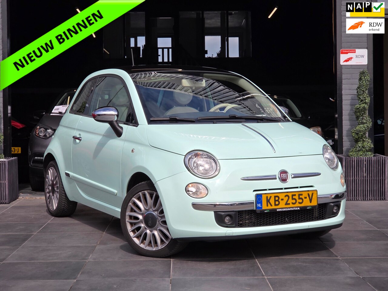 Fiat 500 - 1.2 Lounge|APK|Airco|Digital Dash|Onderhoudsboekjes - AutoWereld.nl