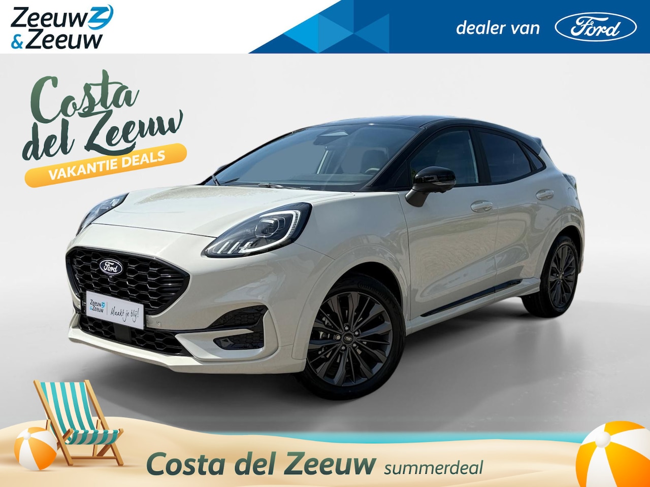 Ford Puma - 1.0 EcoBoost Hybrid Sound Edition |Limited Edition|Zeer compleet| € 4.000 korting| - AutoWereld.nl