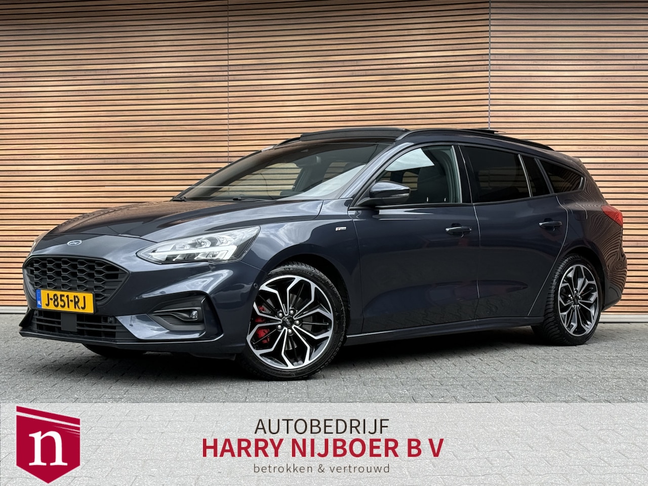 Ford Focus Wagon - 1.0 EcoBoost ST Line Business Panodak / Led / Adapt. Cruise / Navi / Bang & Olufsen - AutoWereld.nl