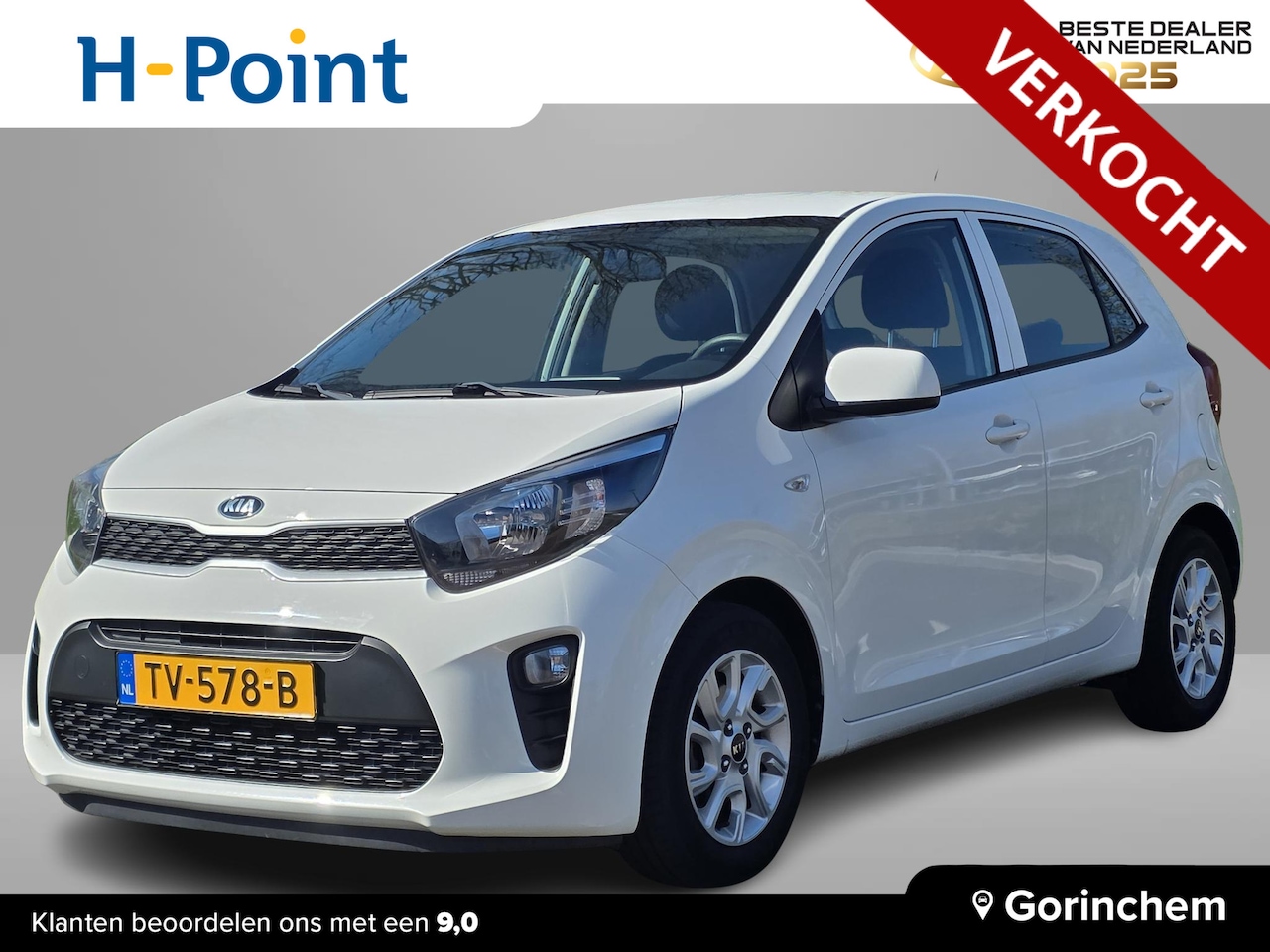 Kia Picanto - 5drs 1.0 CVVT EconomyPlusLine | Airco | Bluetooth radio | Armsteun | Lage kmstand | - AutoWereld.nl
