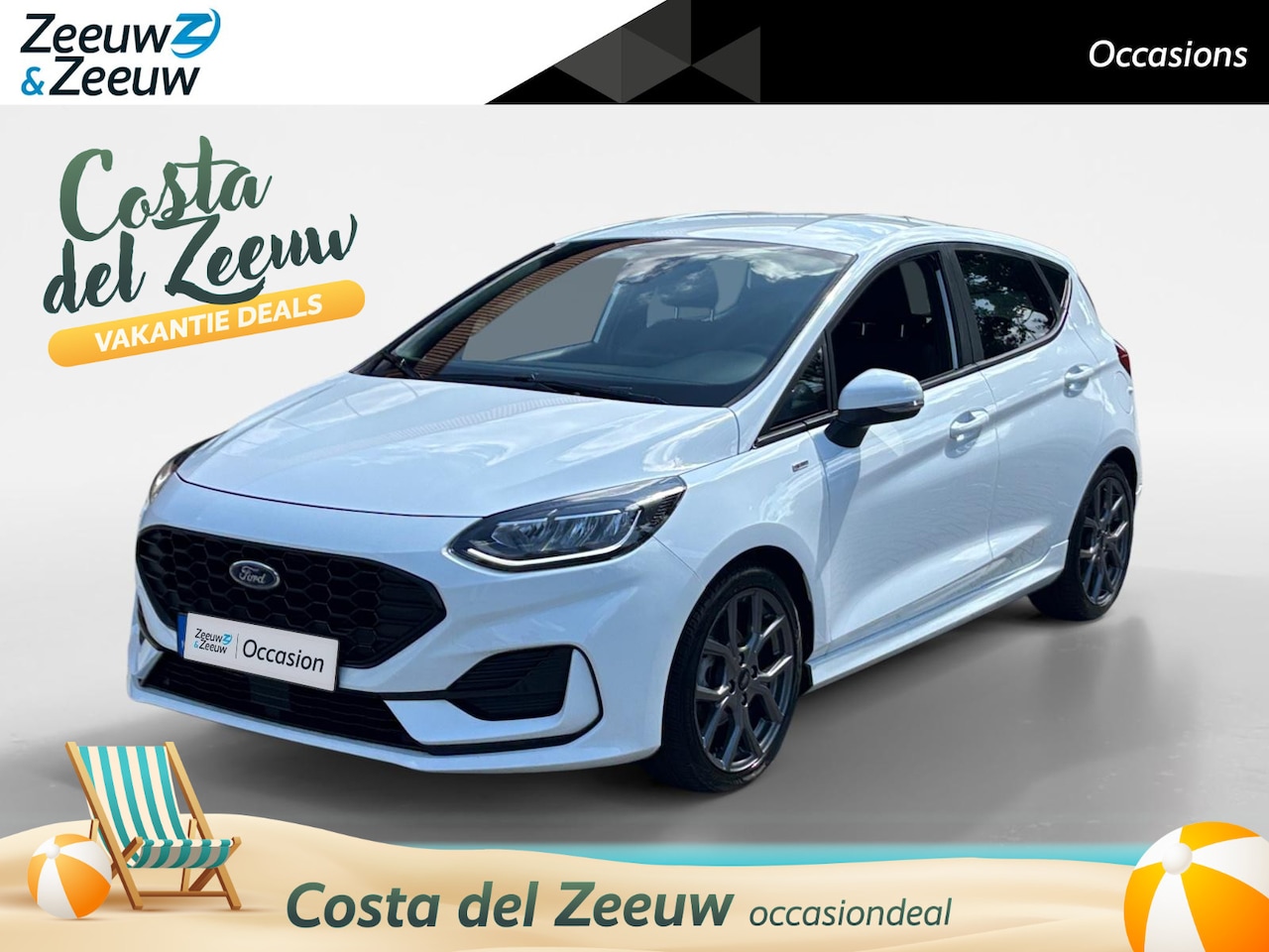 Ford Fiesta - 1.0 EcoBoost Hybrid ST-Line | Navi | Clima - AutoWereld.nl
