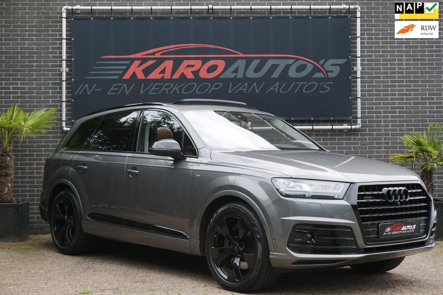 Audi Q7 - 3.0 TFSI Quattro S-line 7p 360 HUD Matrix Leer VOL - AutoWereld.nl