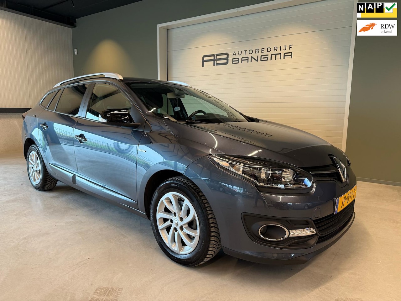 Renault Mégane Estate - 1.2 TCe LIMITED-uitv/CLIMA AIRCO/LM-VELG/CRUISE CONTROL/ISOFIX/NAVIGATIE/nieuwe APK+O.H.BE - AutoWereld.nl