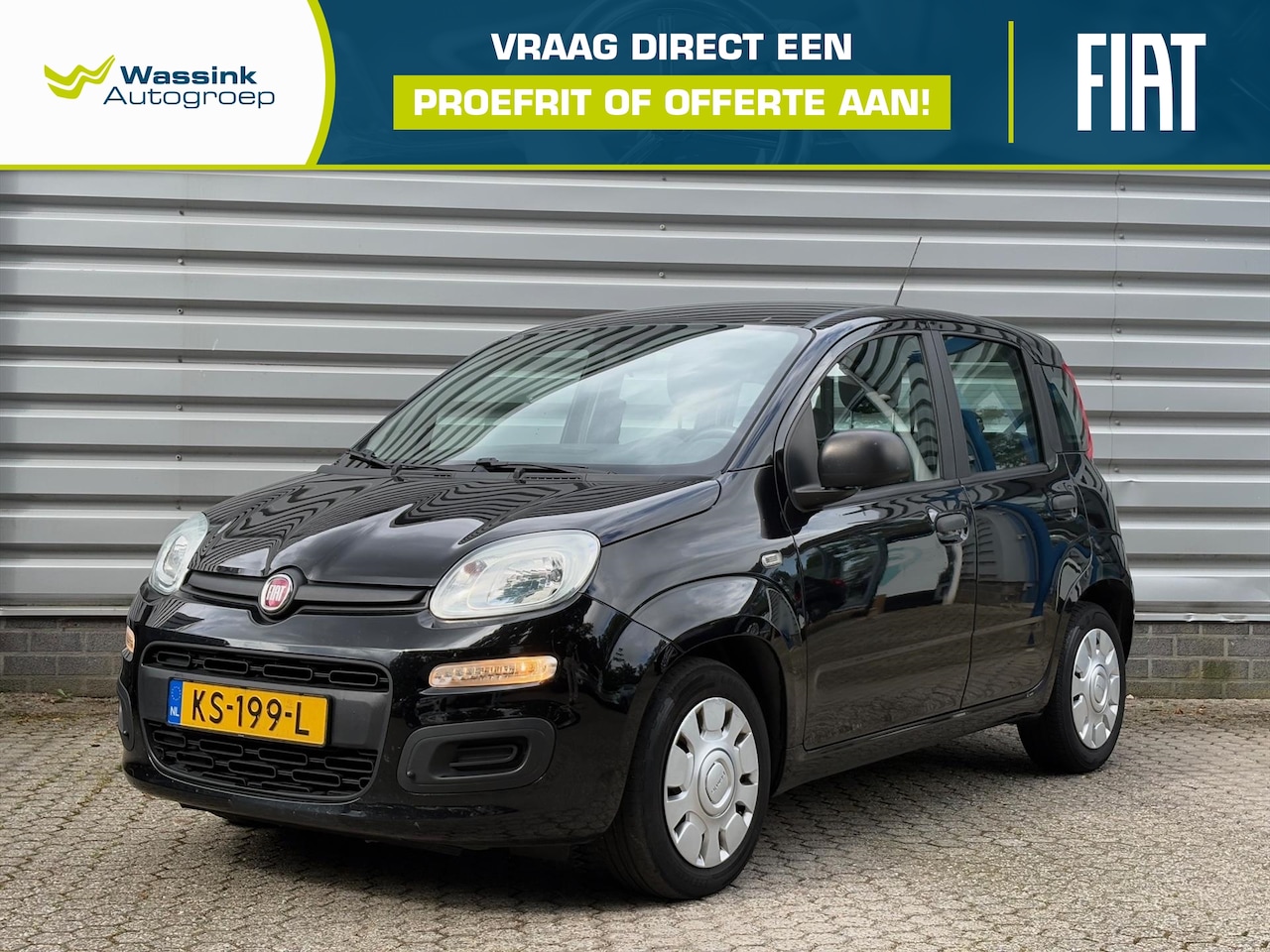 Fiat Panda - 1.2 69PK PopStar | Airconditioning | Elektrische Ramen Voor | Start- Stop | City Steering - AutoWereld.nl