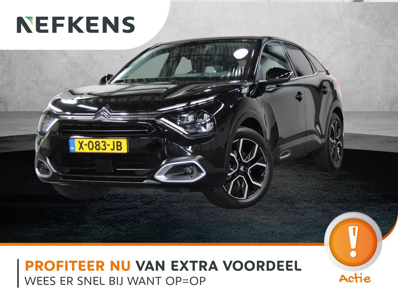 Citroën Ë-C4 - Max 54 kWh 156PK | AppleCarPlay/AndroidAuto | Navigatie | Adaptive Cruise Control | Climat - AutoWereld.nl