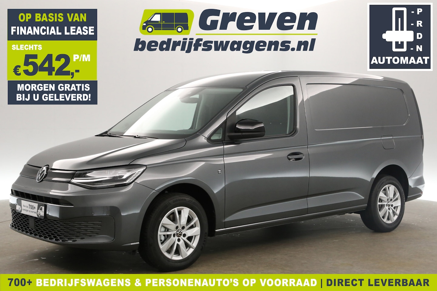 Volkswagen Caddy Cargo Maxi - 2.0 TDI Style L2H1 123PK | NIEUW | DSG Airco LED Camera Carplay Cruise Virtual Navi PDC 16 - AutoWereld.nl