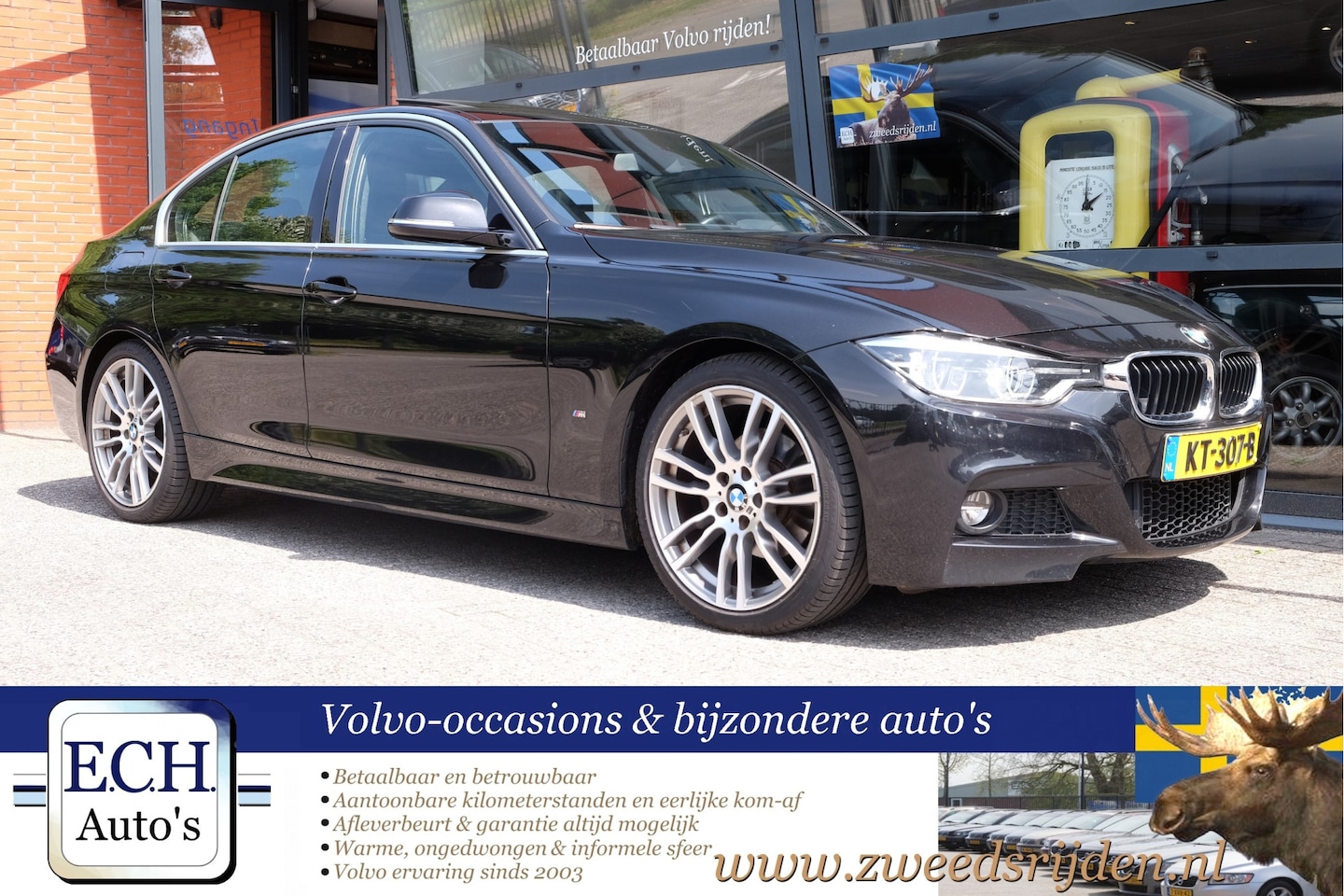 BMW 3-serie - 330e M-Pakket, Hybride, Schuifdak, Leer, 19 inch - AutoWereld.nl