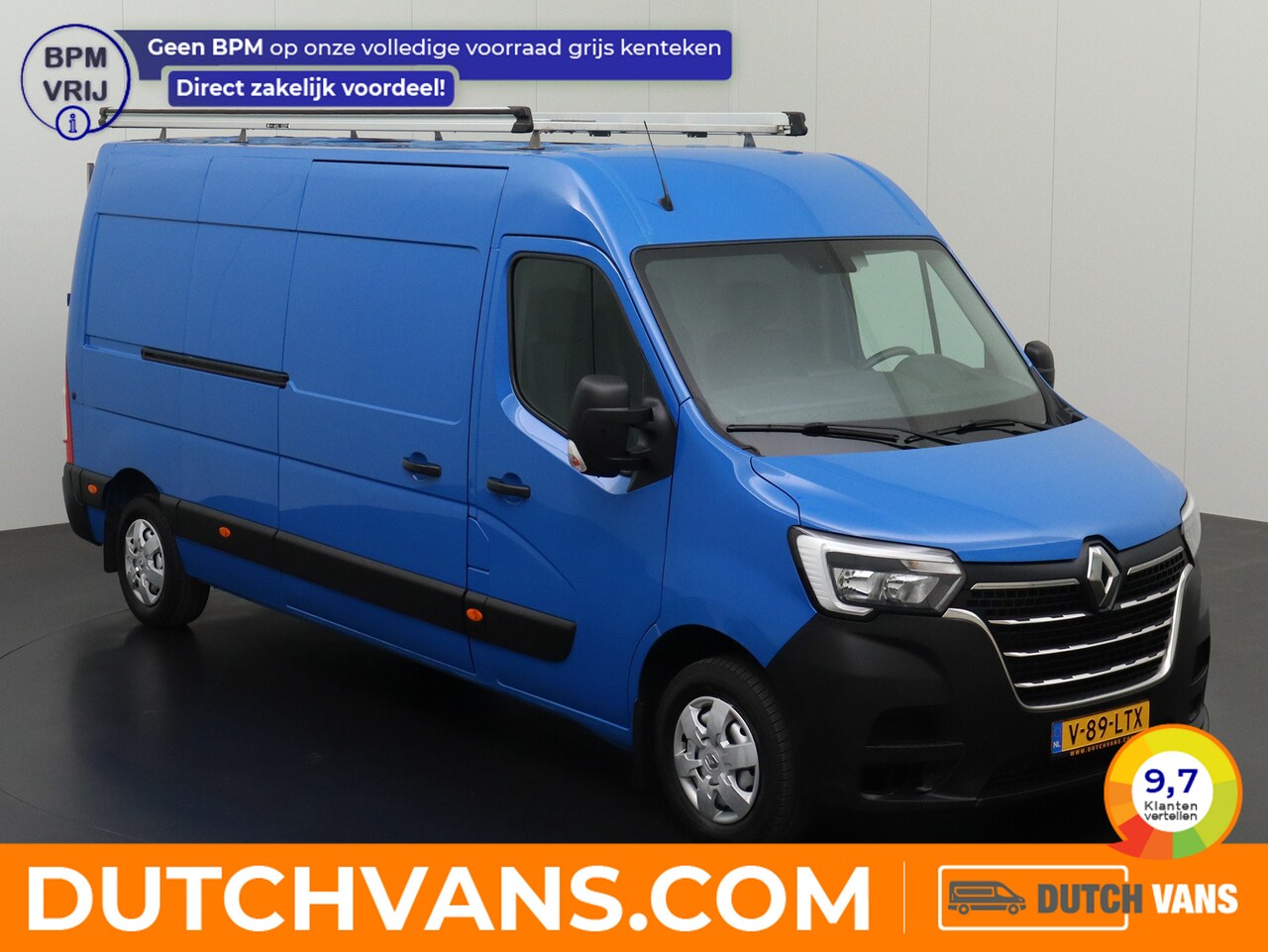 Renault Master - 2.3DCI 136PK L3H2 | Kastinrichting | Imperiaal | Navigatie | Camera | 3-Persoons | Airco | - AutoWereld.nl