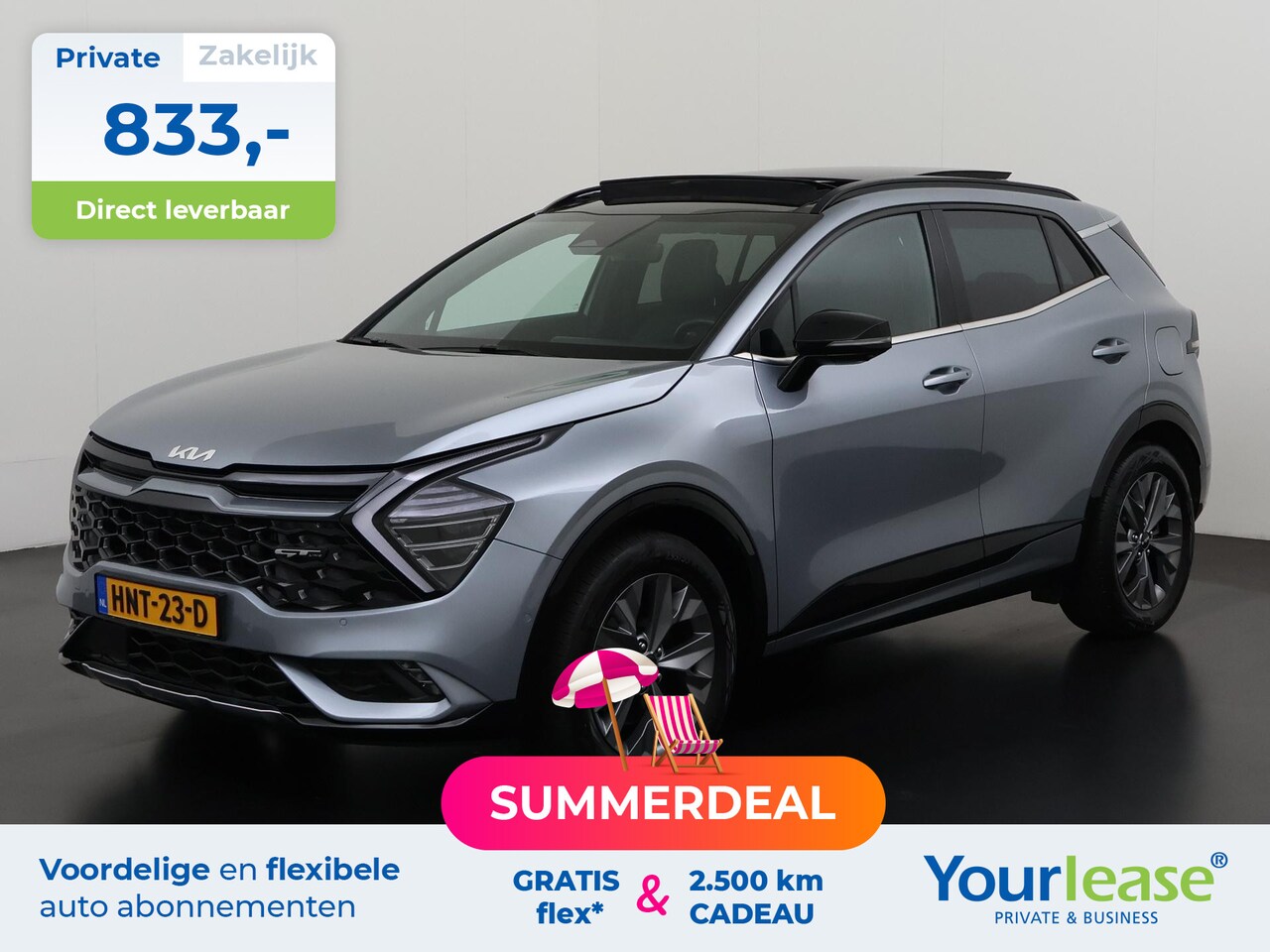 Kia Sportage - 1.6 T-GDi Hybrid GT-PlusLine | All-in 833,- Private Lease | Zondag Open! - AutoWereld.nl