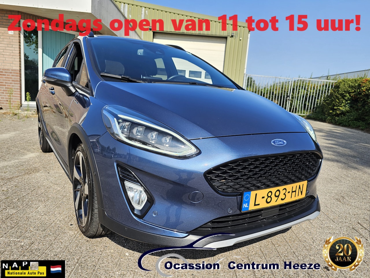 Ford Fiesta - 1.0 Hybrid Active X, 1e Eig! Camera! Carplay! VERWACHT! - AutoWereld.nl