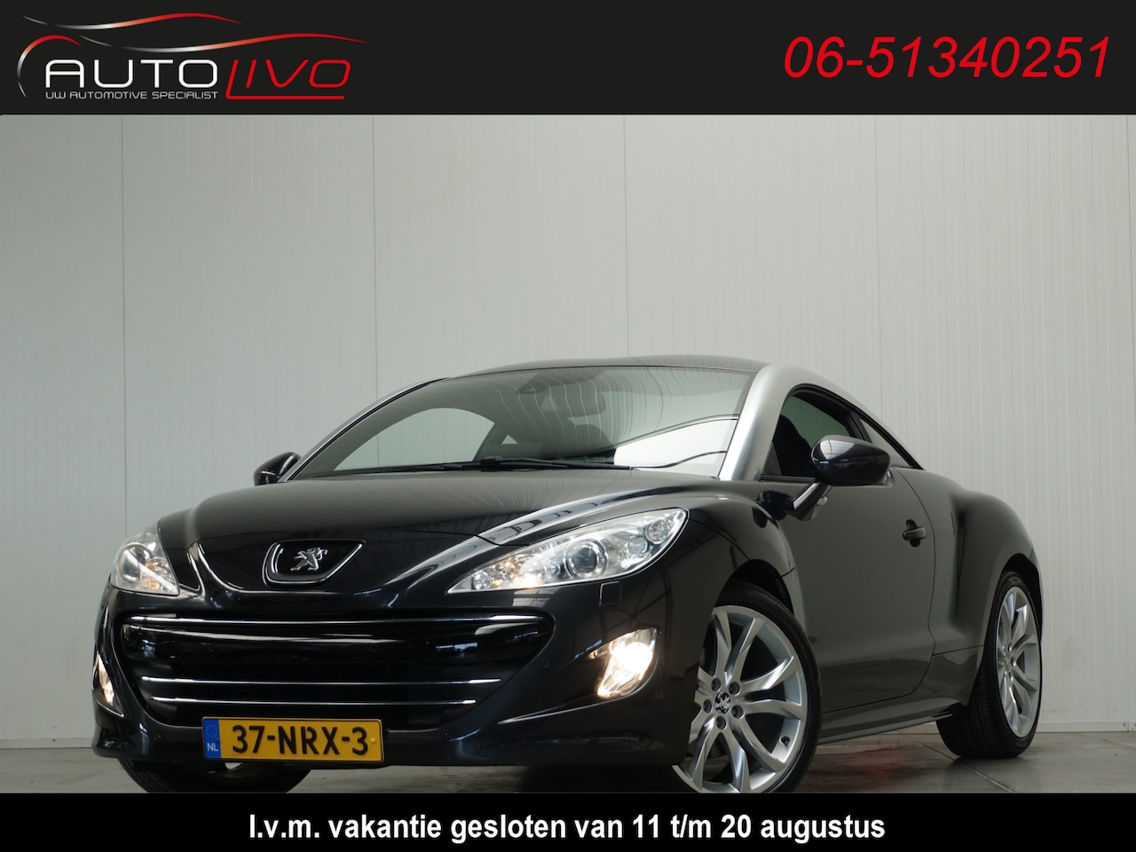 Peugeot RCZ - 1.6 THP Limited Edition XENON LEER JBL NAVI CRUISE etc. - AutoWereld.nl