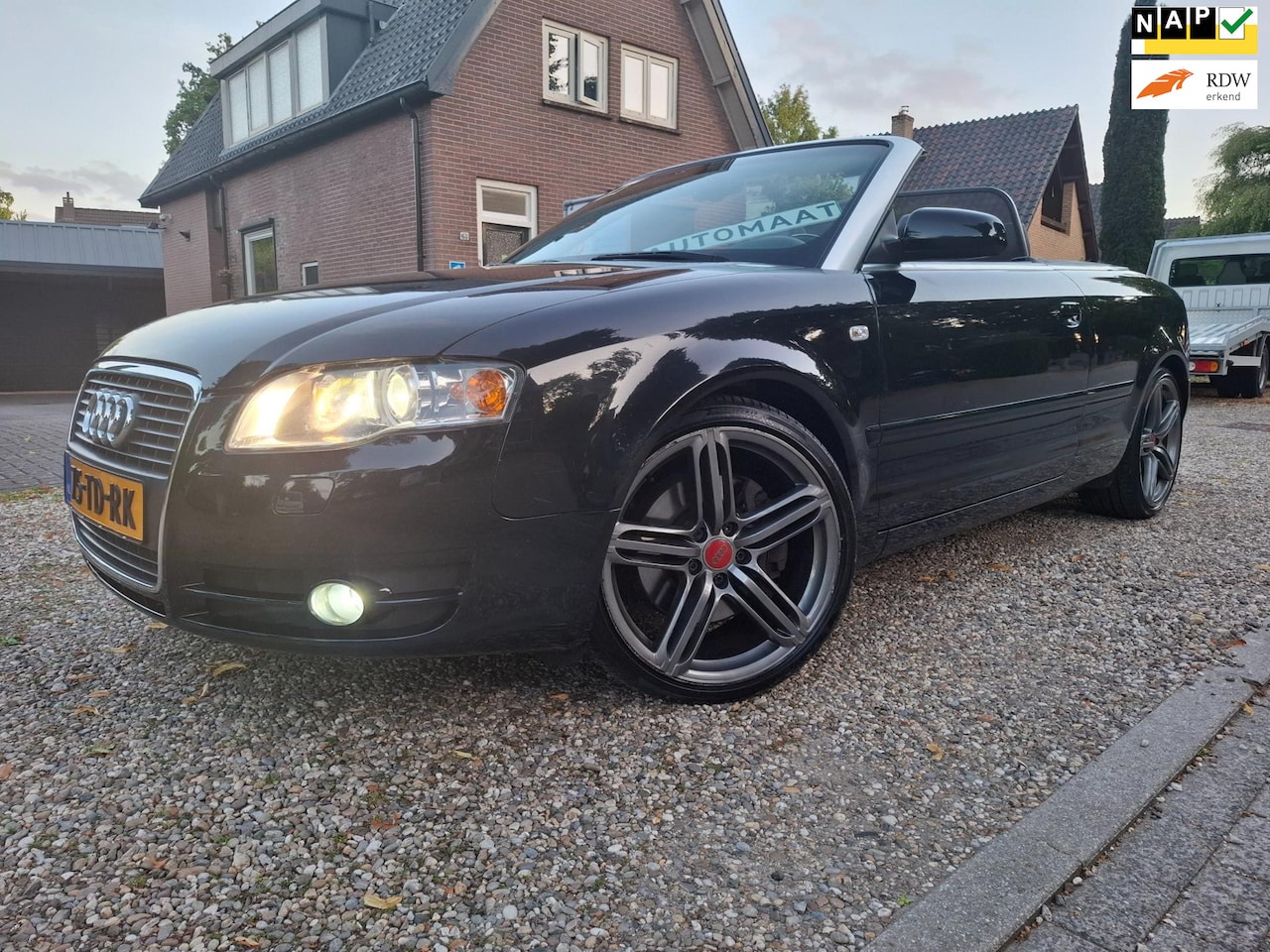 Audi A4 Cabriolet - 2.0 TFSI Pro Line aut. motorrevisie 19"nwe APK - AutoWereld.nl