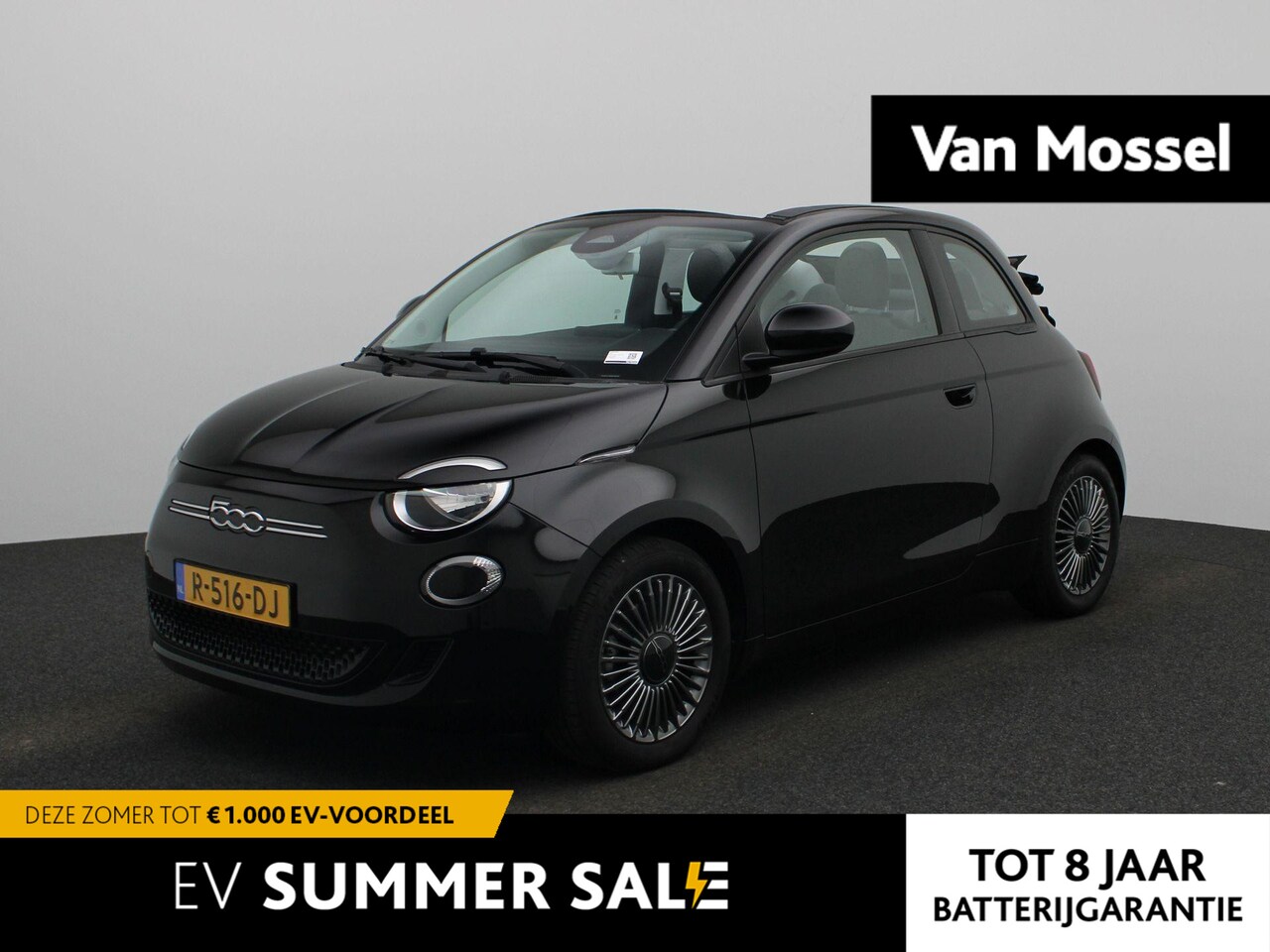 Fiat 500 C - Icon 42 kWh | Lane Assist | Navigatie | Bluetooth | Radio | - AutoWereld.nl