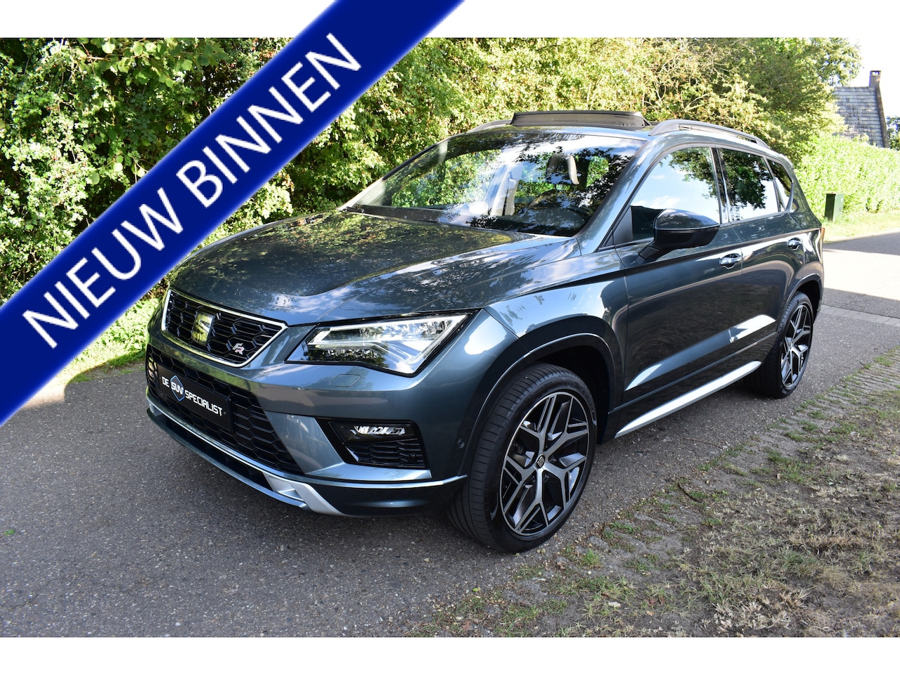 SEAT Ateca - 2.0 EcoTSI FR 4DRIVE 2.0 EcoTSI FR 4DRIVE 191PK, PANO, ACC, LEDER, TREKH. FULL! - AutoWereld.nl