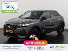 DS 3 Crossback - E-Tense Performance Line 50kWh 3-fase | All-in 383, - Private Lease | Zondag Open