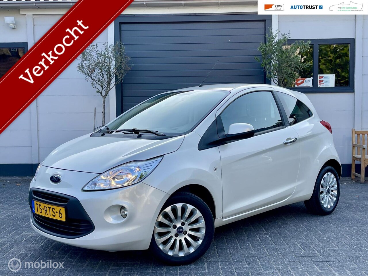 Ford Ka - 1.2 Titanium X|RIJKLAAR|1E EIG|NAP|AIRCO|LMV|GARANTY - AutoWereld.nl