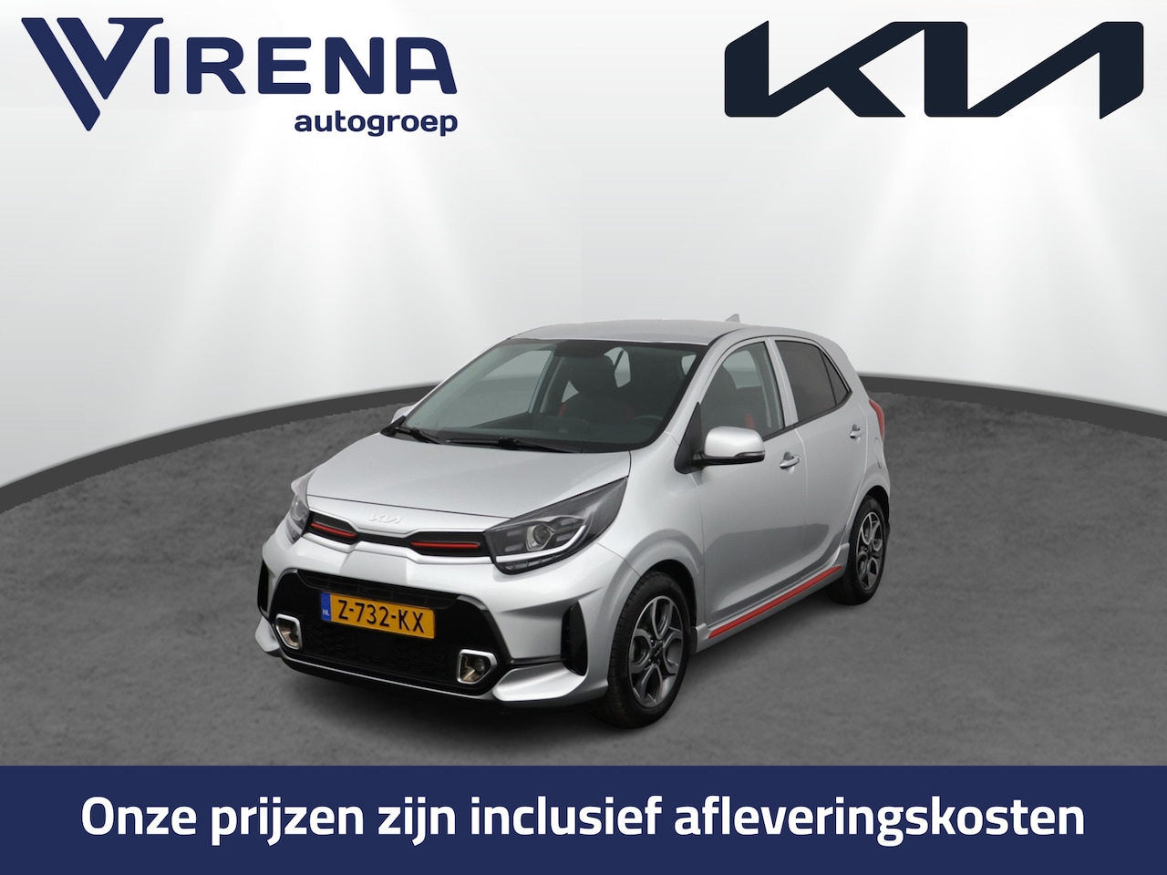 Kia Picanto - 1.0 DPi GT-Line - Navigatie - Cruise Control - Airco - Climate Control - Apple CarPlay/And - AutoWereld.nl