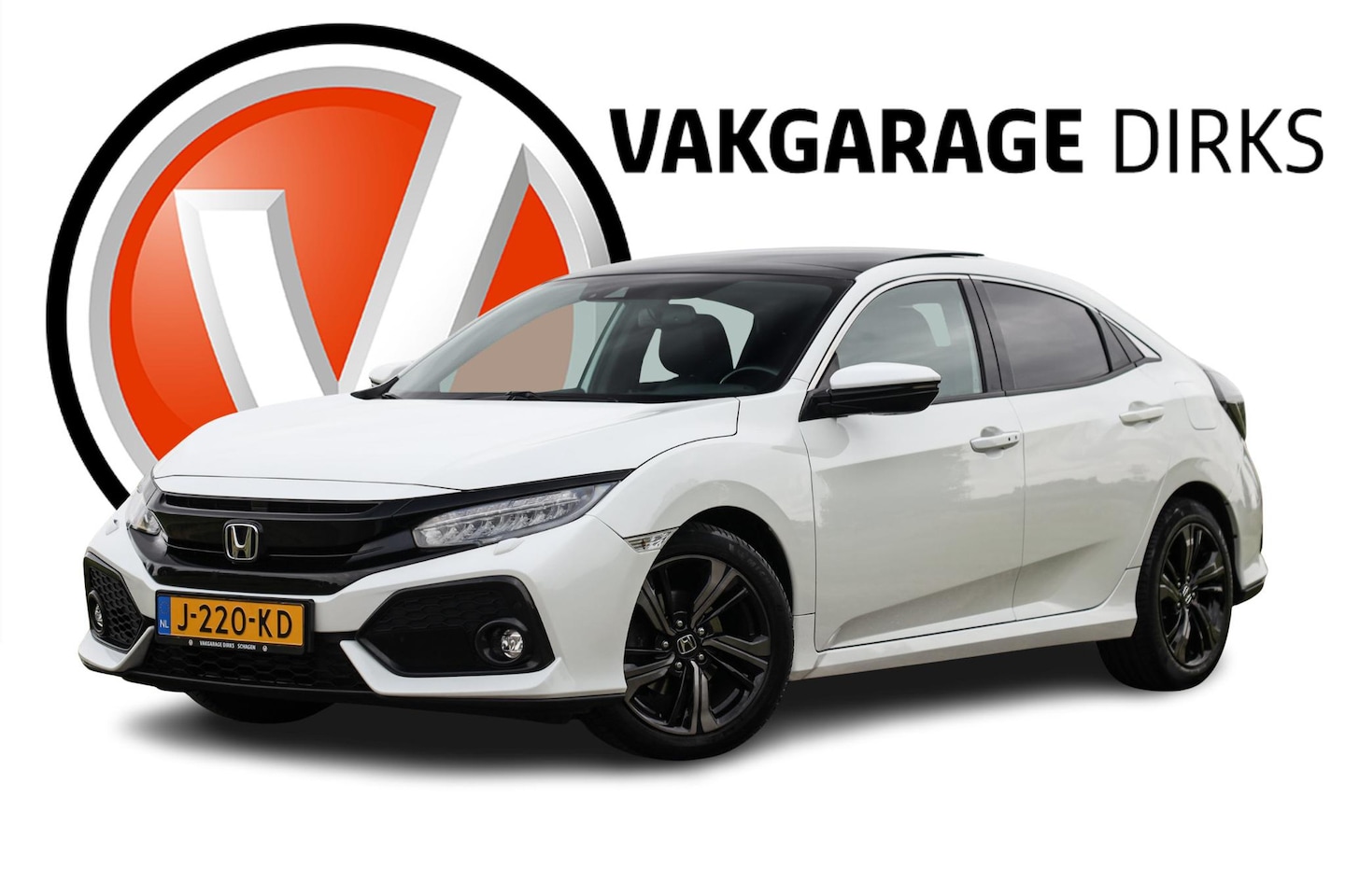 Honda Civic - 1.0 i-VTEC Premium Aut. ✅ Pano ✅ Leder ✅ ACC - AutoWereld.nl
