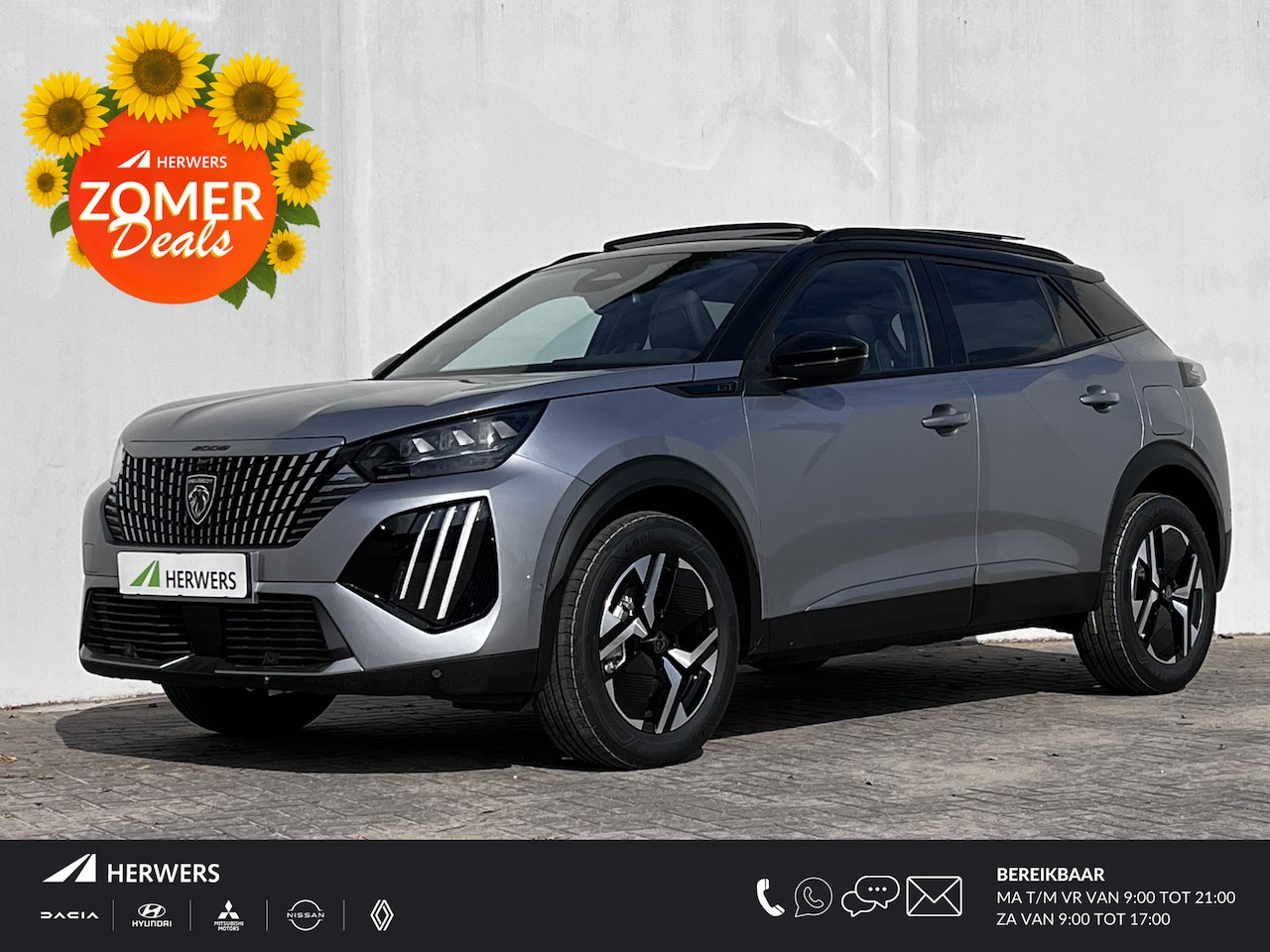 Peugeot 2008 - 1.2 Hybrid 145 GT / Nieuw, veel voordeel / tot 8 jaar Garantie / Elektr. schuifdak en best - AutoWereld.nl