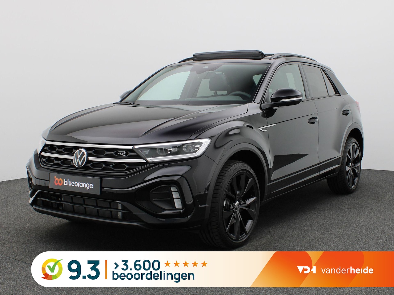 Volkswagen T-Roc - 1.5 TSI R-Line Business 150PK DSG Trekhaak, Pano-Schuifdak, 19" LM Velgen, Black Style, LE - AutoWereld.nl
