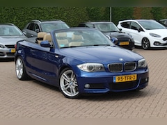 BMW 1-serie Cabrio - 123d High Exe. M Sport / Trekhaak / Leder / Navigatie / Parkeerhulp V+A / 17'' / Keyless /