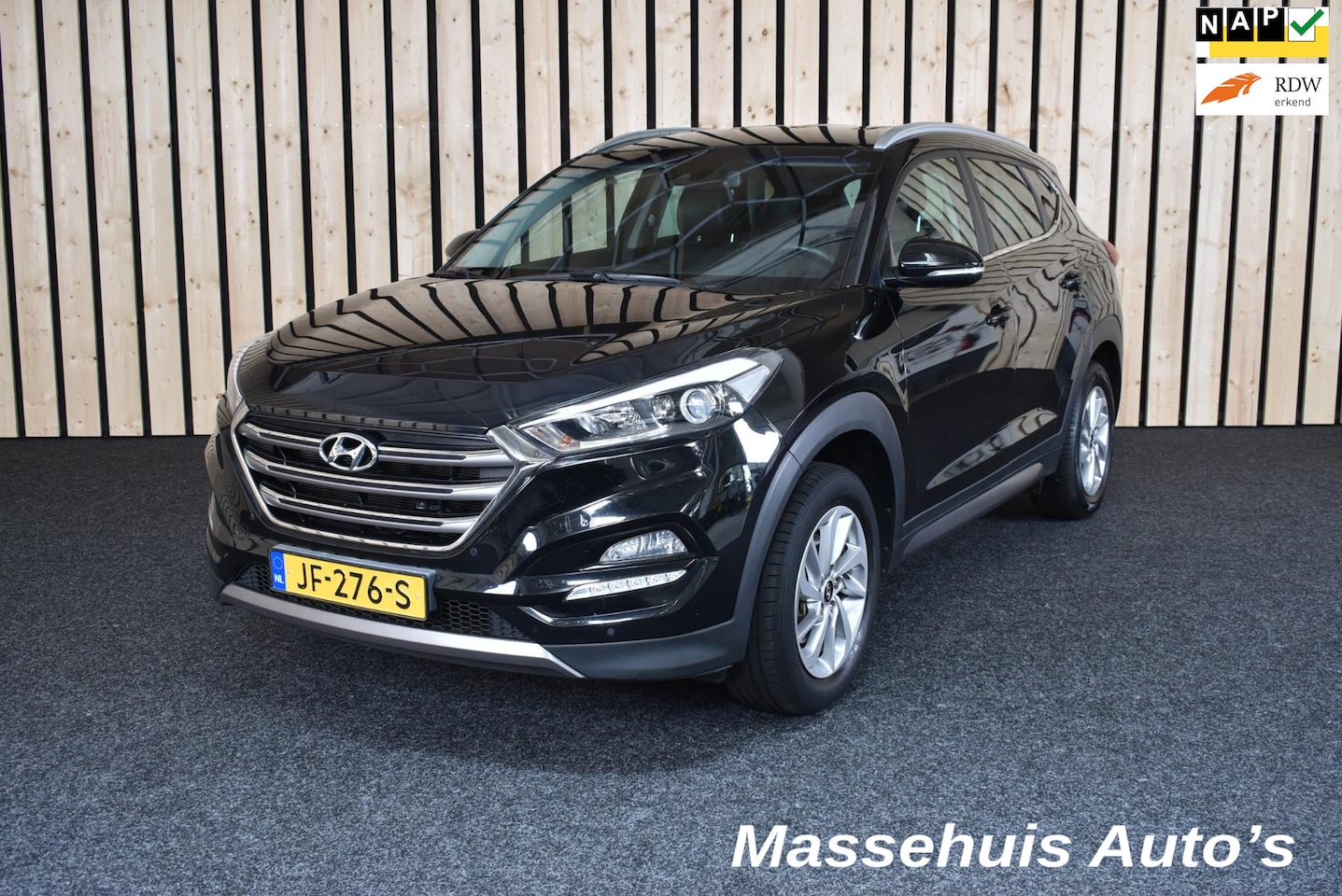 Hyundai Tucson - 1.6 GDi Comfort Trekhaak 2e eig. Leer Navi Clima Cruise Nwe APK - AutoWereld.nl