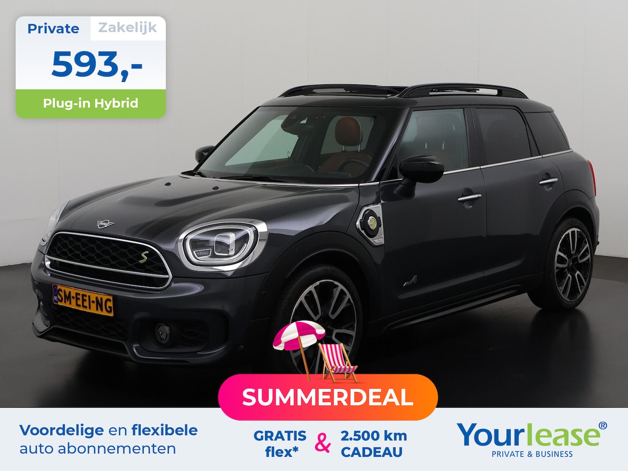 MINI Countryman - Mini Cooper S E ALL4 JCW | All-in 593,- Private Lease | Zondag Open! - AutoWereld.nl