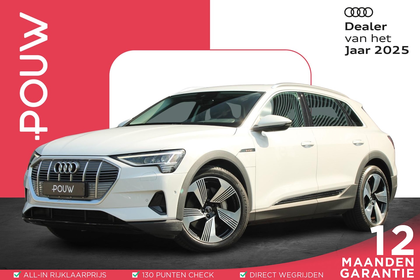 Audi e-tron - 50 313pk quattro Launch Edition 71 kWh | Luchtvering | Carplay/ Android Auto (Via FoD) | S - AutoWereld.nl