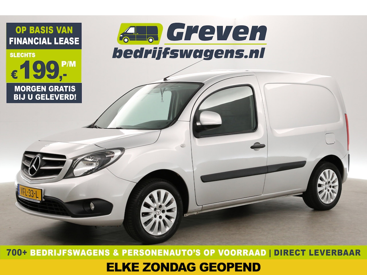Mercedes-Benz Citan - 109 CDI BlueEFFICIENCY L1H1 Airco Cruise Elektrpakket Schuifdeur - AutoWereld.nl