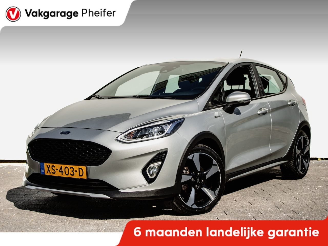 Ford Fiesta - 1.0 EcoBoost 100pk Aut. Active Camera/ Trekhaak/ Carplay/ Navigatie/ Stoel-stuurverwarming - AutoWereld.nl