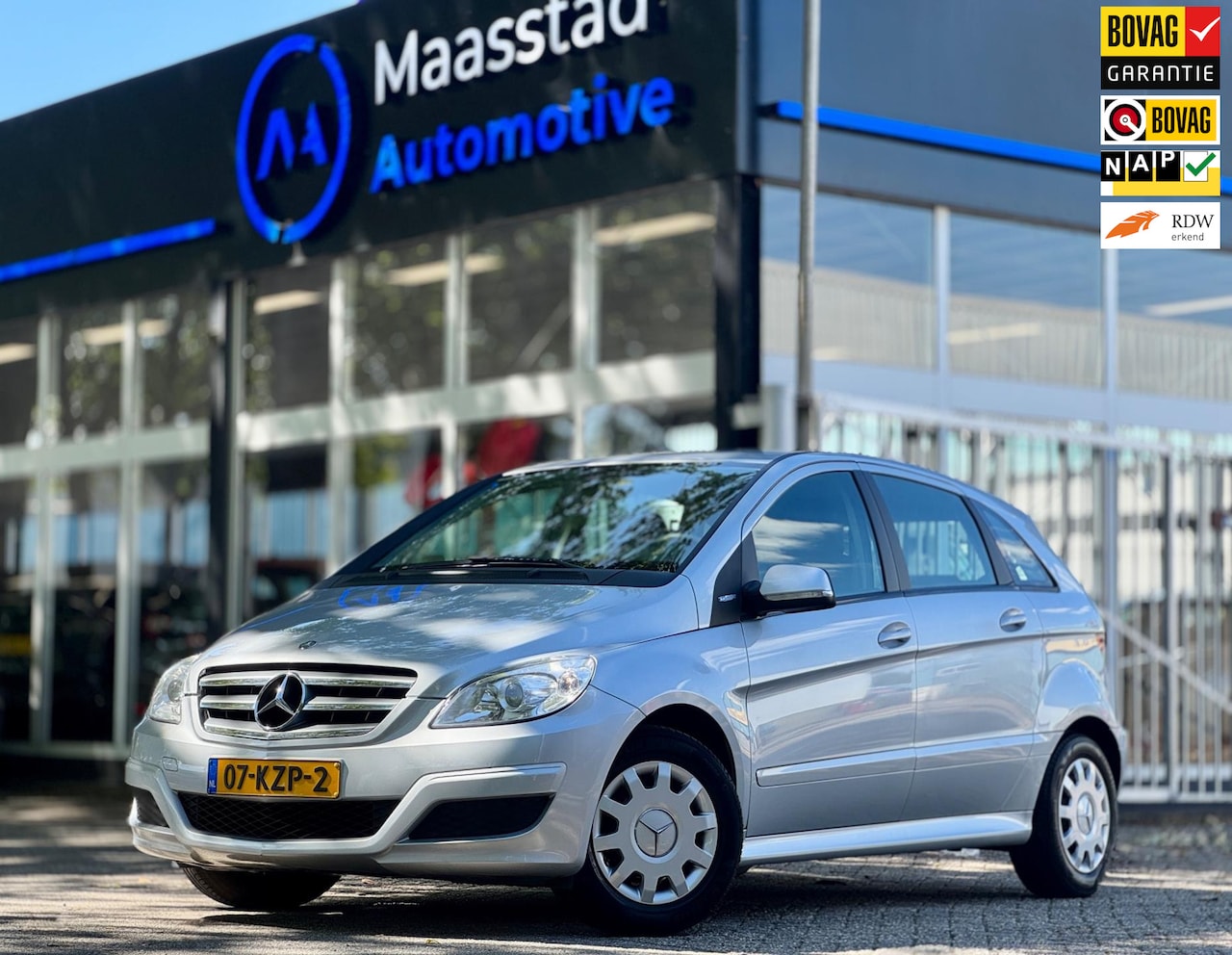 Mercedes-Benz B-klasse - 160 Airco Navi APK lang Trekhaak Bluetooth Boekjes 2x sleutels Topstaat - AutoWereld.nl
