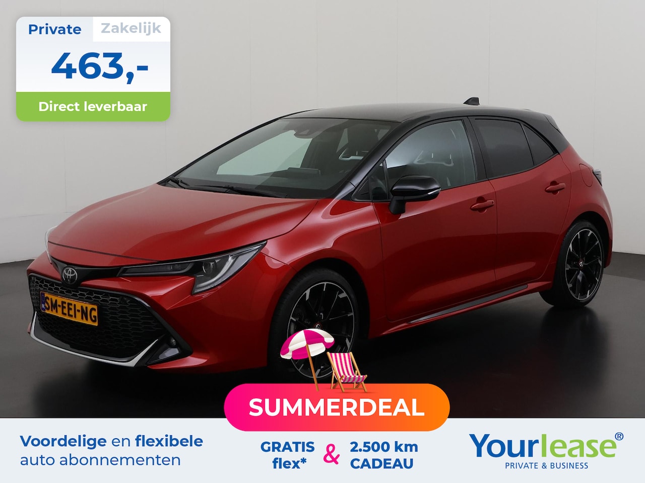Toyota Corolla - 1.8 Hybrid GR-Sport Bi-Tone | All-in 463,- Private Lease | Zondag Open! - AutoWereld.nl