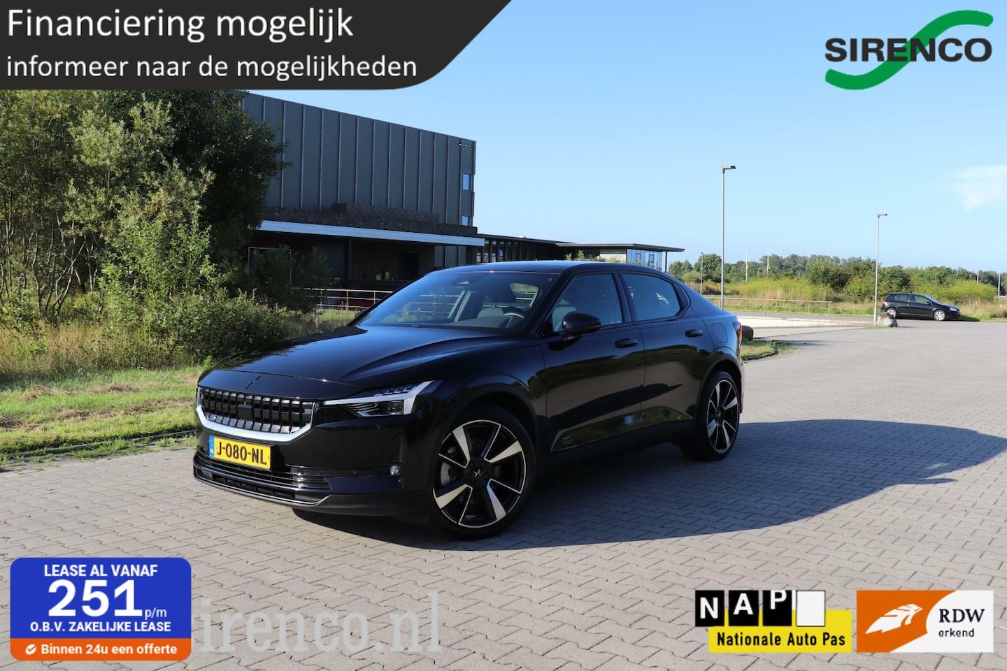 Polestar 2 - Long Range Dual Motor Launch Edition 78kWh Black edition 360 cam stoel + stuurverwarming c - AutoWereld.nl