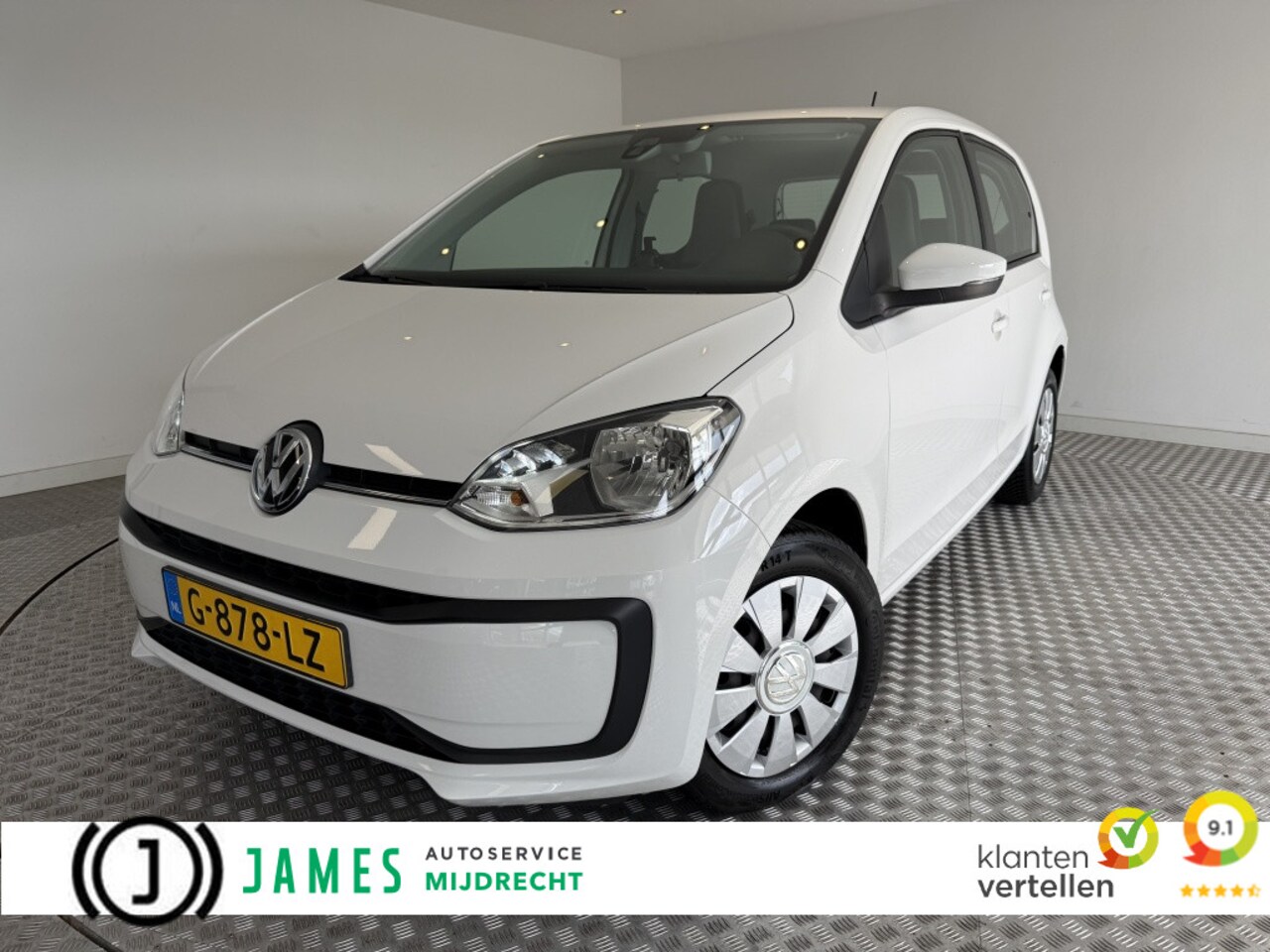 Volkswagen Up! - 1.0 BMT 5-deurs move up! Airco, DAB+, Bluetooth - AutoWereld.nl