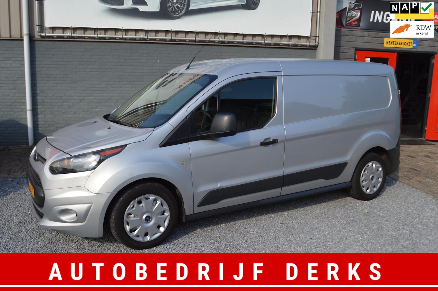 Ford Transit Connect - 1.5 TDCI L2 Trend 2016 Airco Maxi 3 Pers Navi Trekhaak Grijs Kenteken - AutoWereld.nl