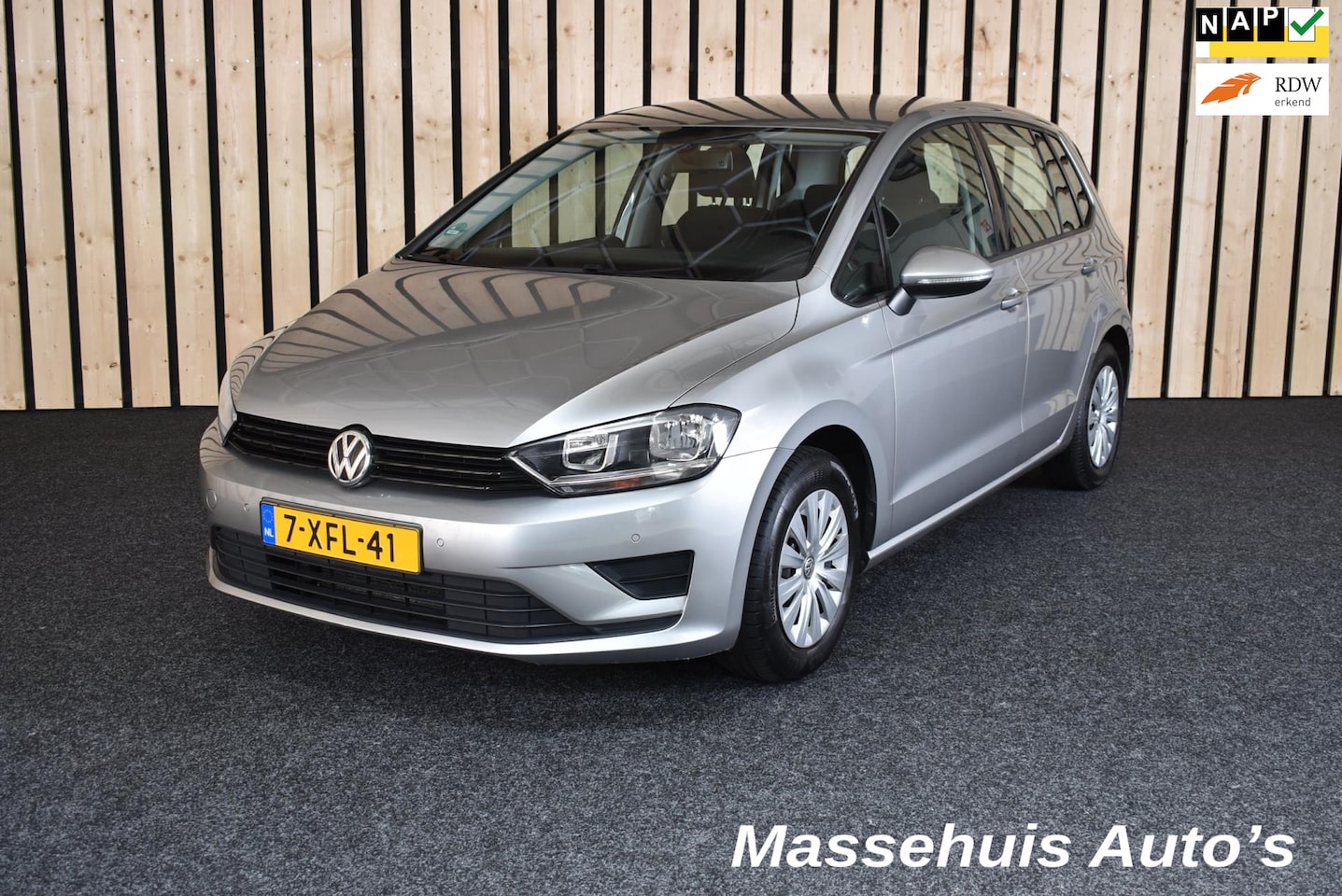 Volkswagen Golf Sportsvan - 1.2 TSI Easyline Trekhaak 124dkm 2e eig. Navi Cruise Clima PDC V+A Nwe APK - AutoWereld.nl
