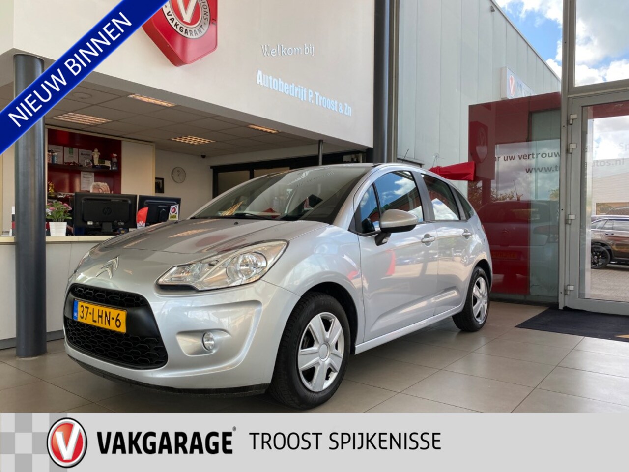 Citroën C3 - 1.4 Dynamique 1.4 Dynamique,Airco,Cruisecontrol,Elektrischpakket,Trekhaak,Aux 12Volt Aansluiting - AutoWereld.nl