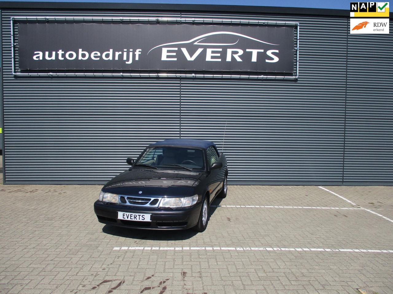 Saab 9-3 Cabrio - 2.3 S Automaat elektrische dak goed onderhouden voor de Saab liefhebber word mee gereden m - AutoWereld.nl