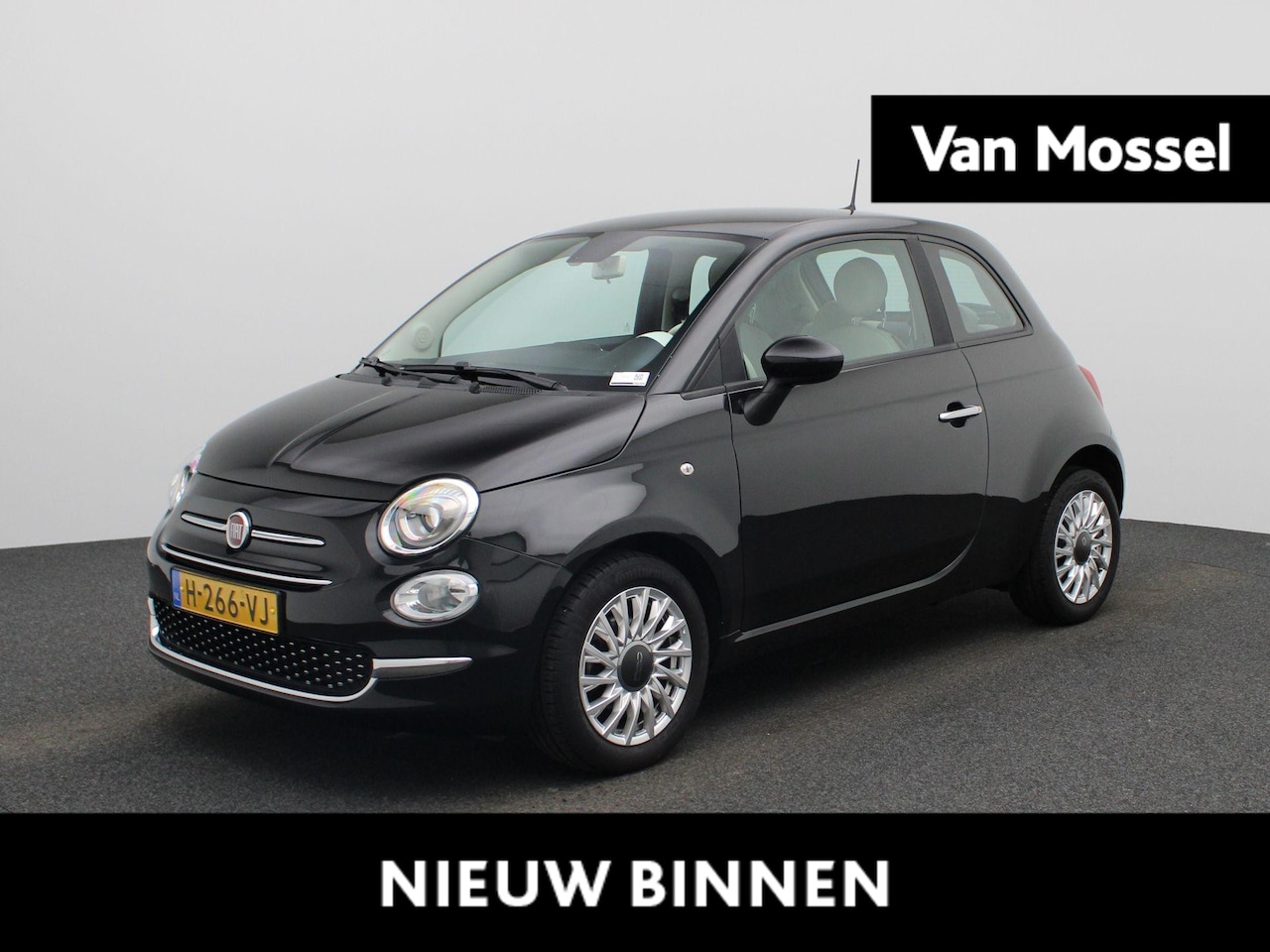 Fiat 500 - 1.0 Hybrid Lounge | AIRCO | CRUISE CONTROL | LICHTMETALEN VELGEN | MULTIFUNCTIONEEL STUURW - AutoWereld.nl