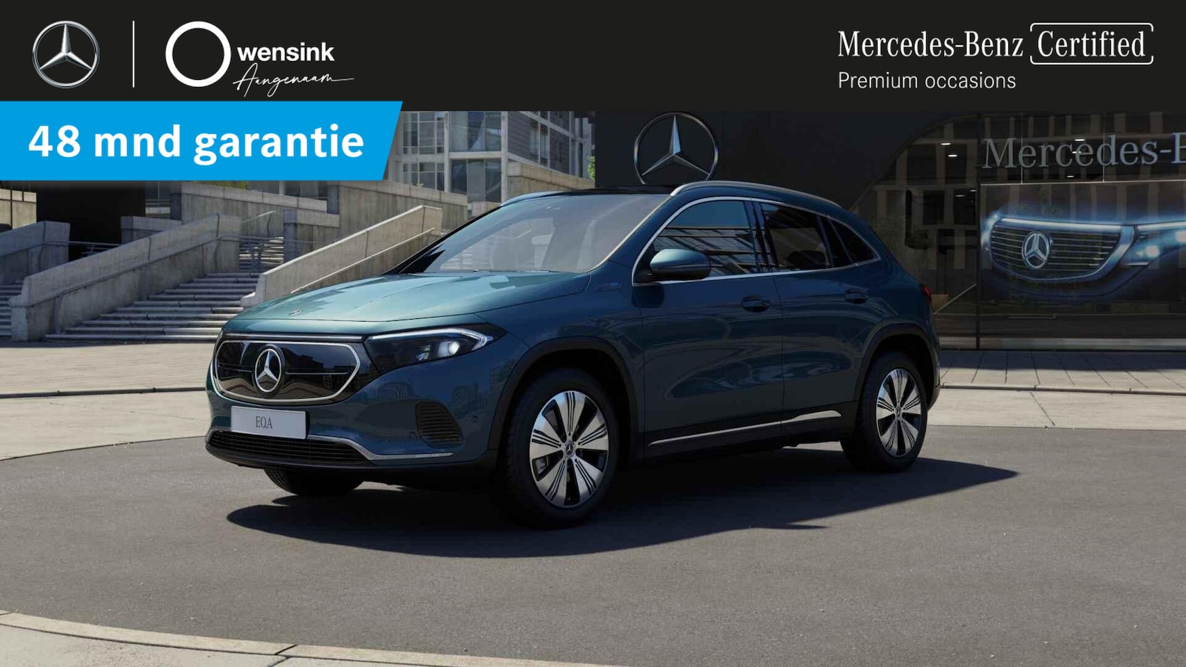 Mercedes-Benz EQA - 250 Business Solution Luxury 67 kWh | Panoramakda | Trekhaak | Achteruitrijcamera | Stoelv - AutoWereld.nl