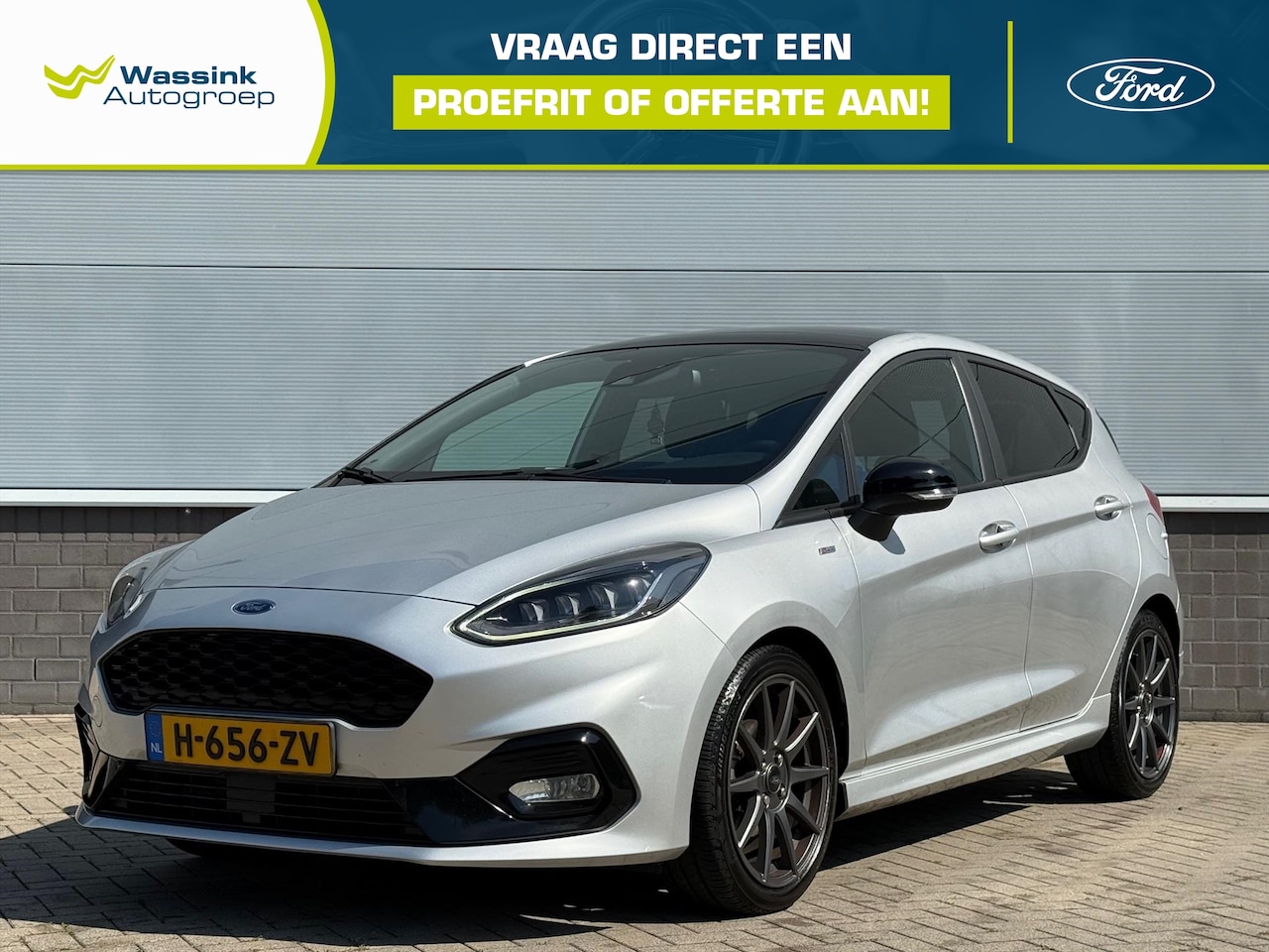 Ford Fiesta - 1.0 EcoBoost 95pk ST-Line X | Panoramisch schuif-/kantel dak | B&O Audio | Navigatie | LED - AutoWereld.nl
