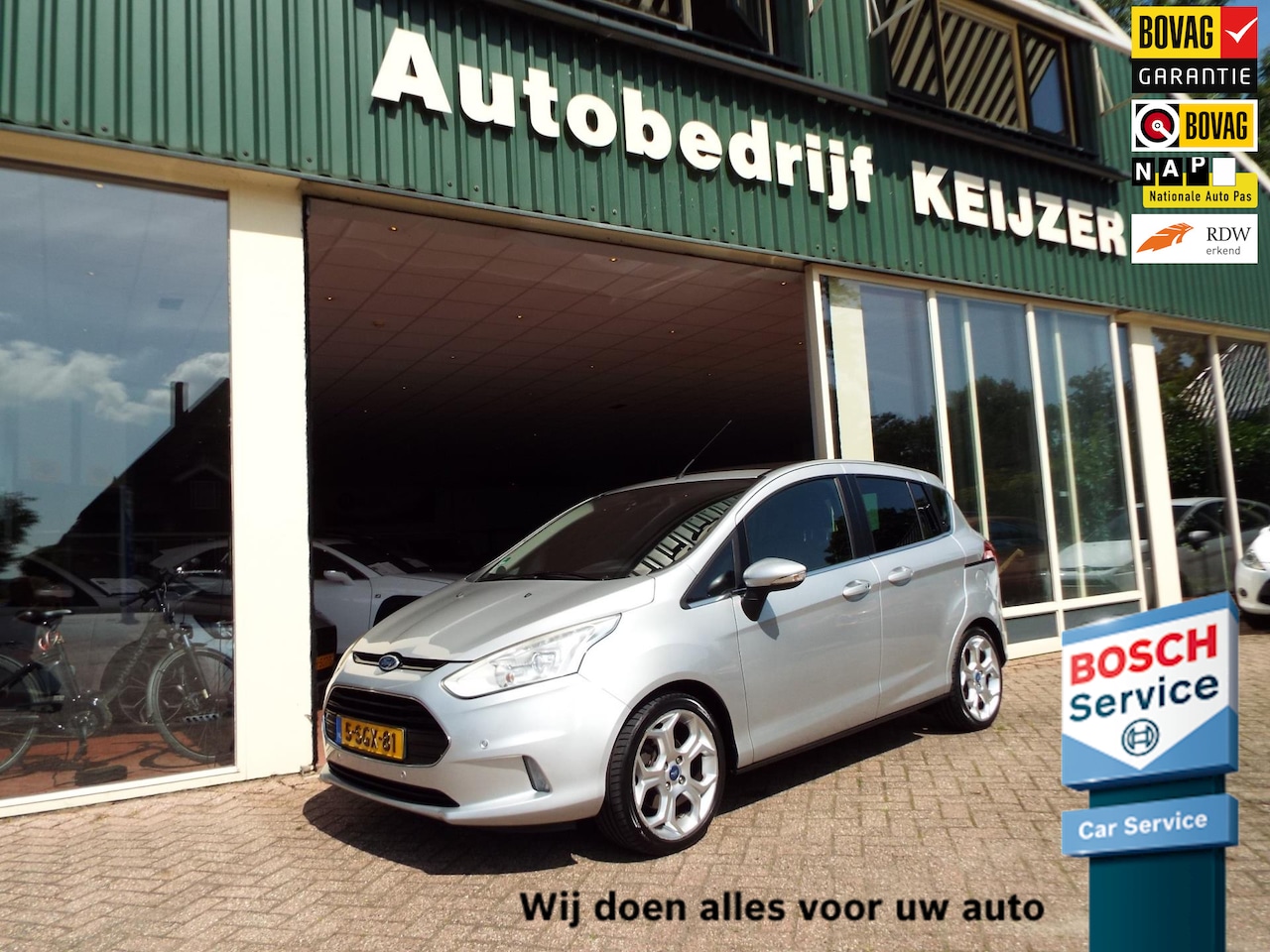 Ford B-Max - 1.0 EcoBoost Titanium PANODAK-TREKHAAK-CAMERA-NAVI-BOVAG - AutoWereld.nl