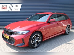 BMW 3-serie Touring - 330e M-Sport Melbourne-Red Metallic Adaptive-Led Head-Up Harman-Kardon 360-Carmera Leer El