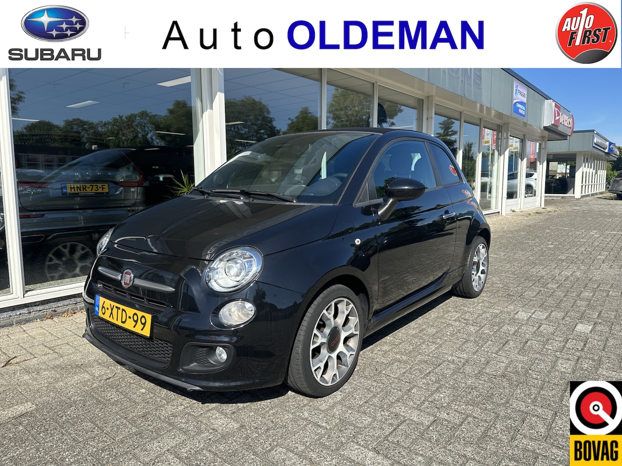 Fiat 500 C - 0.9 TwinAir Turbo 500S HALFLEDER,CLIMA,INTERSCOPE AUDIO - AutoWereld.nl