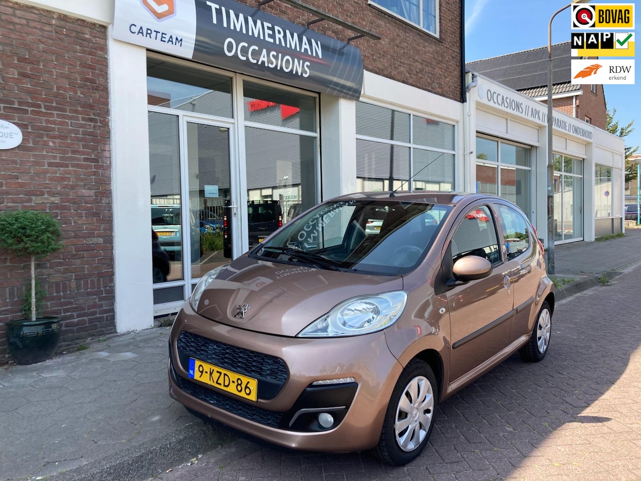 Peugeot 107 - 1.0 Active|Airco|5-drs|APK aug'26 - AutoWereld.nl