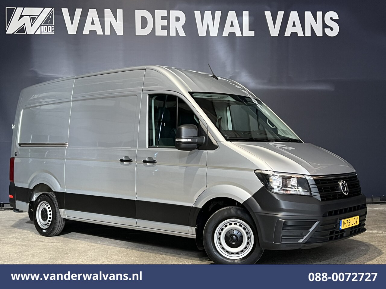 Volkswagen Crafter - 2.0 TDI 141pk L3H3 L2H2 Euro6 Airco | Camera | Apple Carplay | Cruisecontrol Android Auto, - AutoWereld.nl