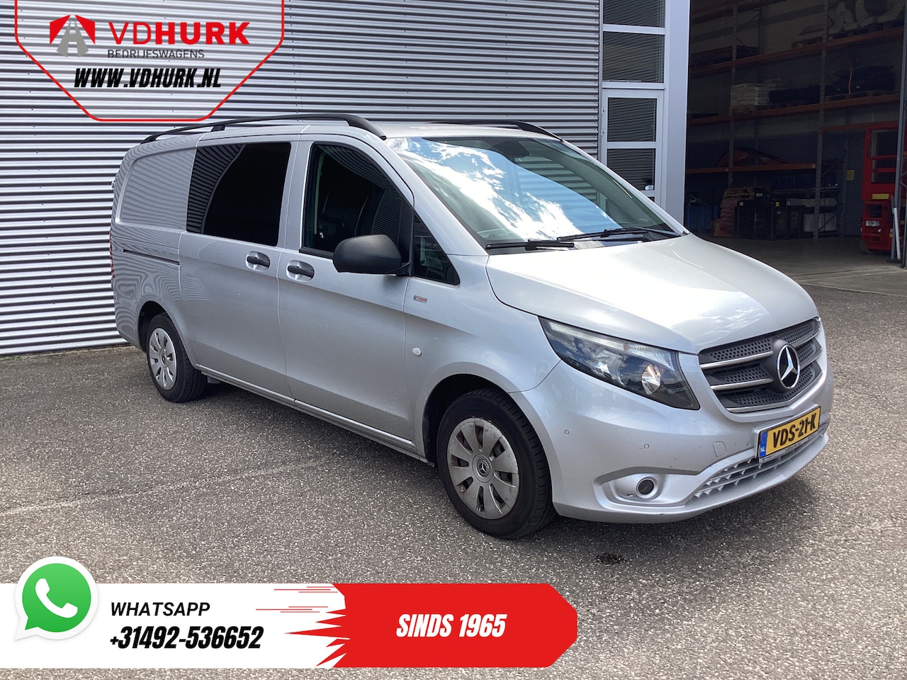 Mercedes-Benz Vito - 110 CDI L2 Dubbel Cabine DC EXPORT ONLY NL Auto/ Climate/ Navi/ Cruise/ PDC/ Trekhaak - AutoWereld.nl